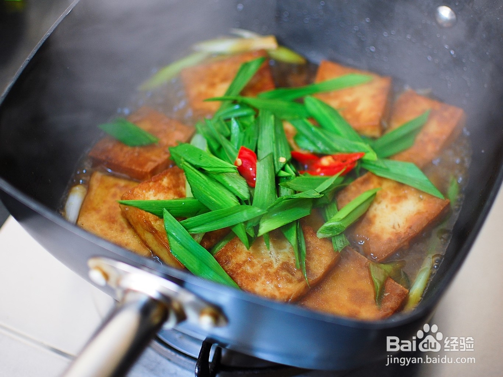 抢着吃的香煎老豆腐