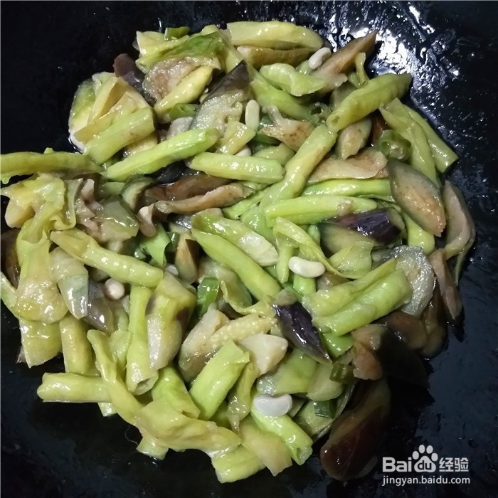 茄子烧豆角的做法