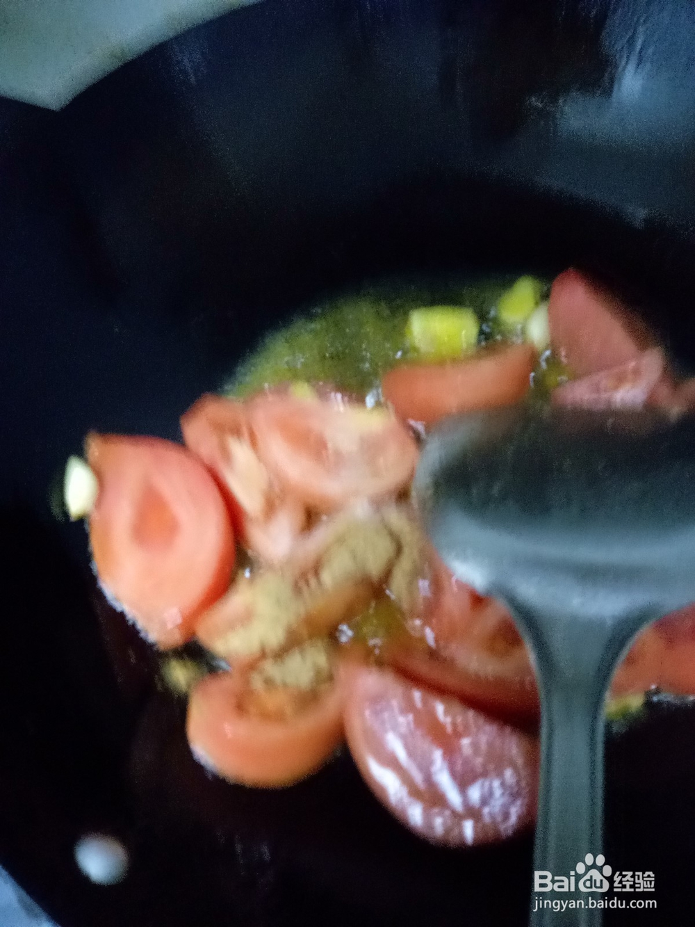 西红柿炖金针菇