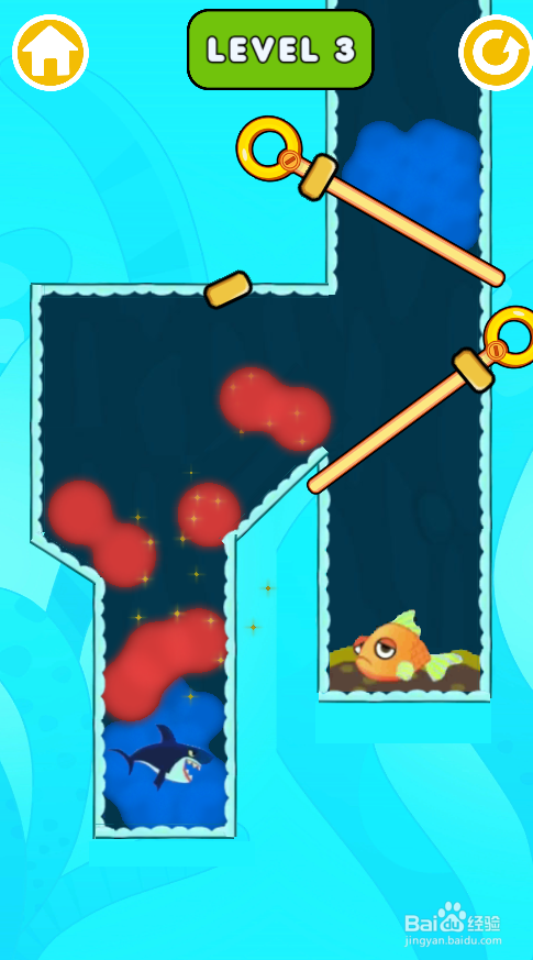 Rescue The Fish的Level 3怎样过关?