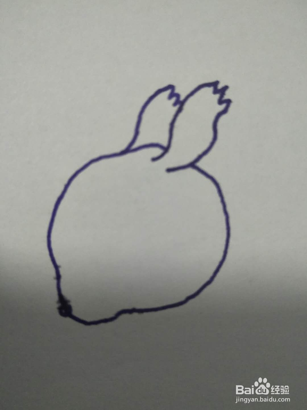 小松鼠的简笔画法