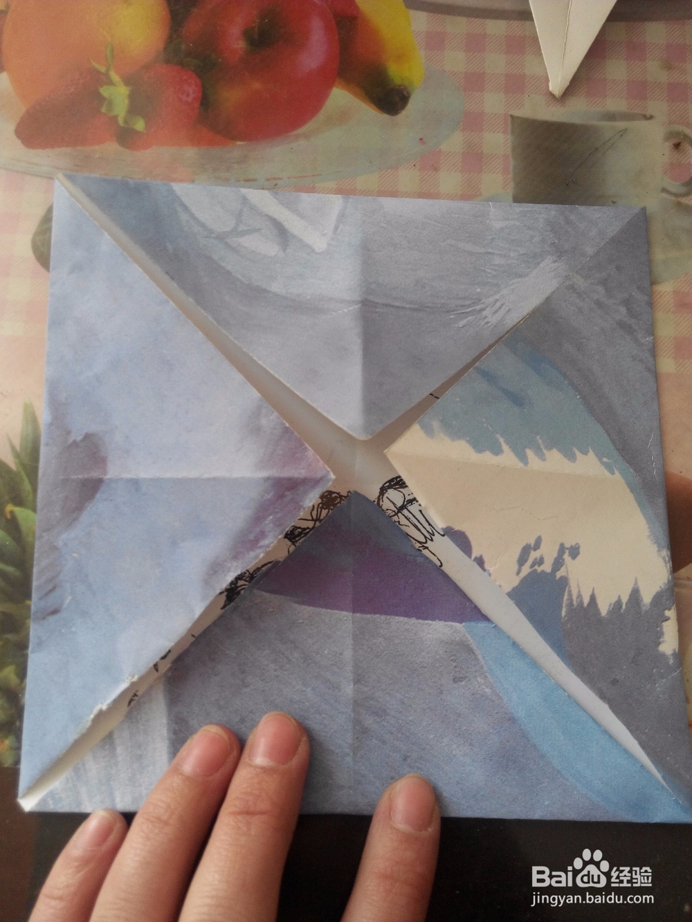 怎么折千纸鹤和东南西北