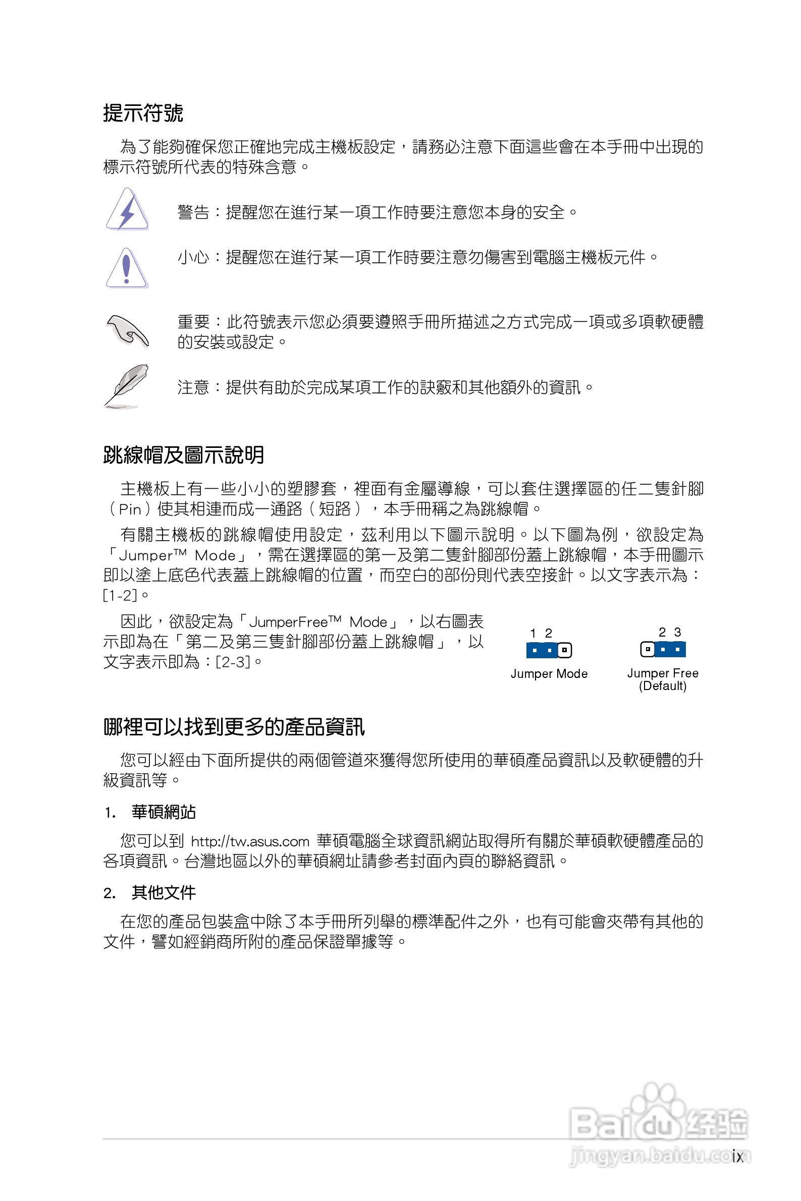 华硕 P7P55D主板说明书:[1]