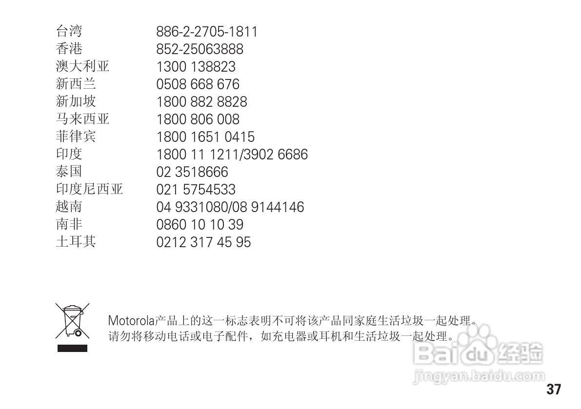 摩托罗拉H270蓝牙耳机使用说明书:[4]