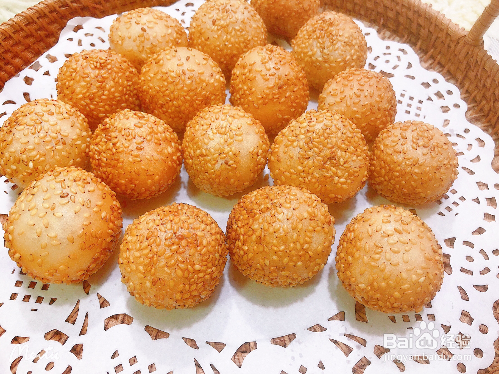 空心麻球的做法