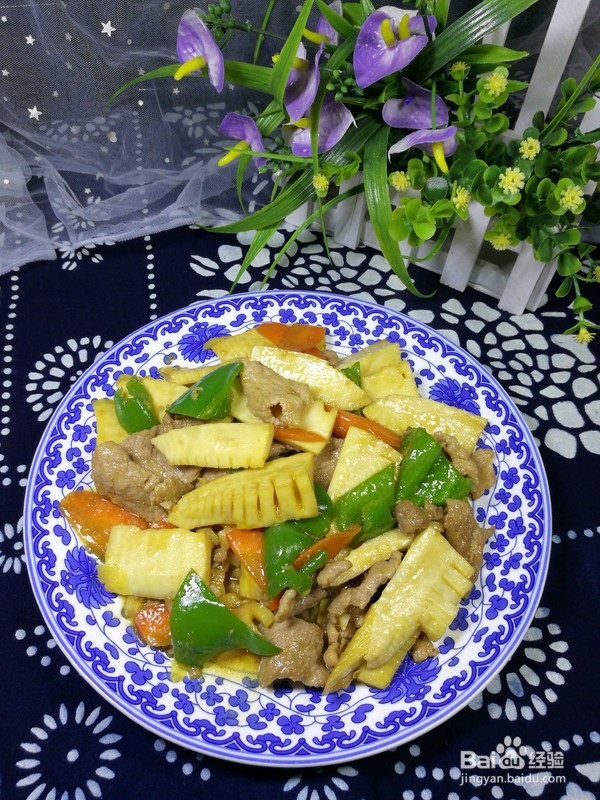 冬笋炒肉的制作方法