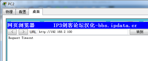 基于Cisco Packet Tracer仿真的防火墙ACL配置