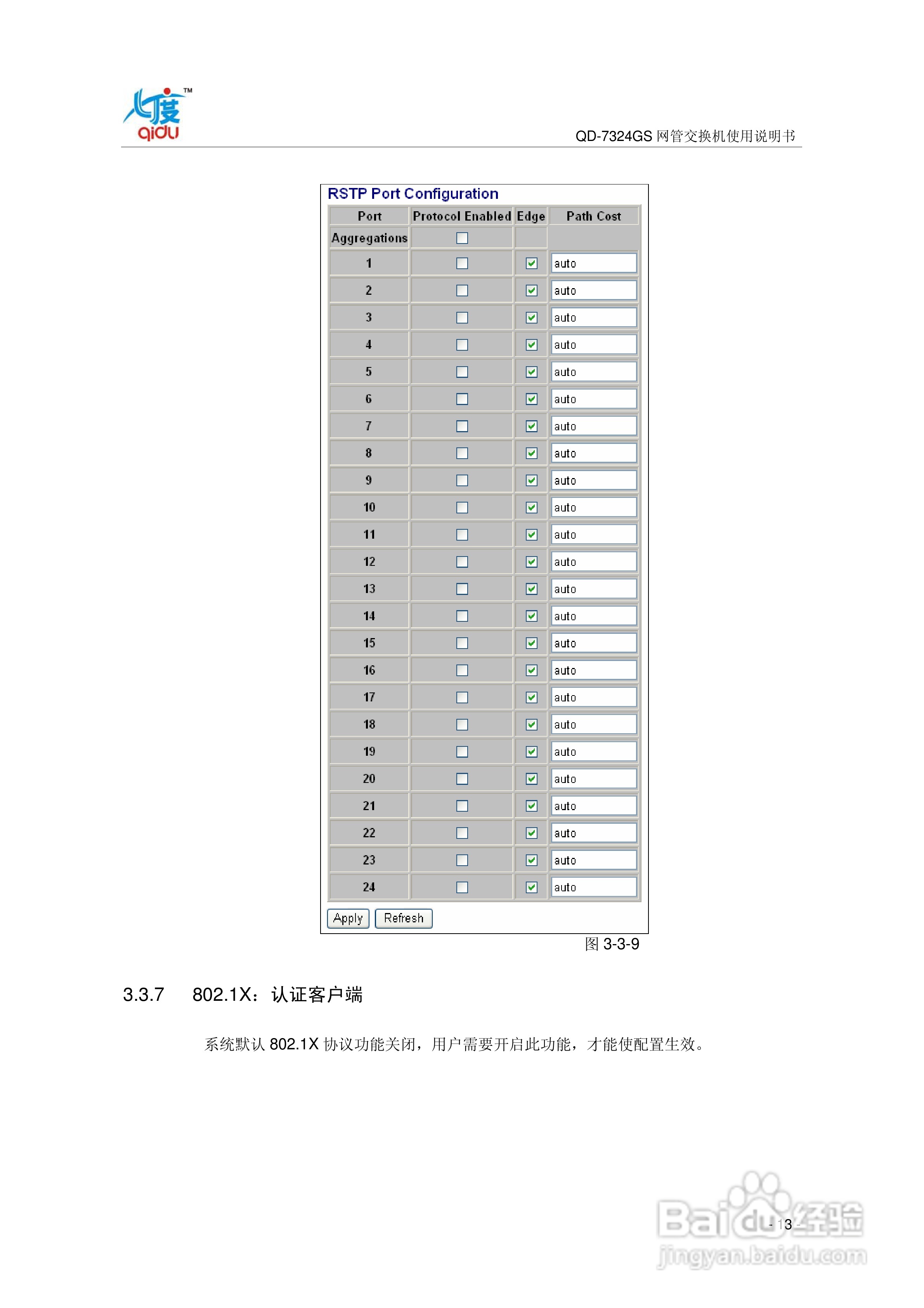 QD-7324GS网管交换机使用说明书:[2]