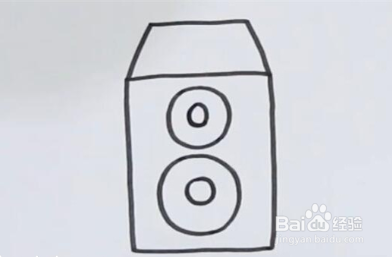 小音响的简笔画教程