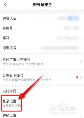 如何开启支付宝登录保护功能？