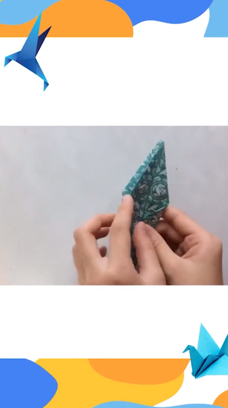 折纸千纸鹤怎么做？