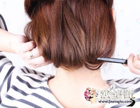 2013长发变短发的diy盘发教程