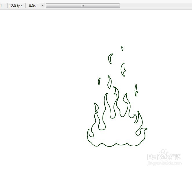 flash制作燃烧火焰生成火字的教程