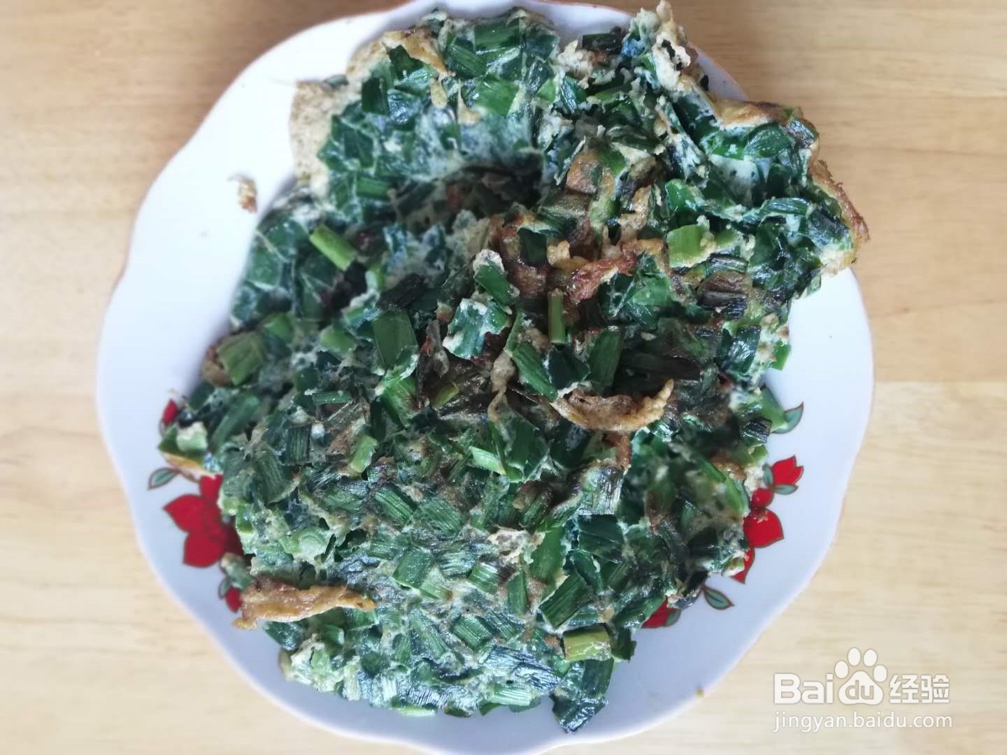 韭菜摊鸡蛋的做法