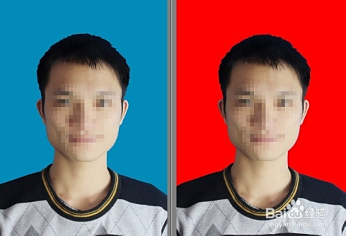 光影魔术手教程:[17]如何给证件照换底色