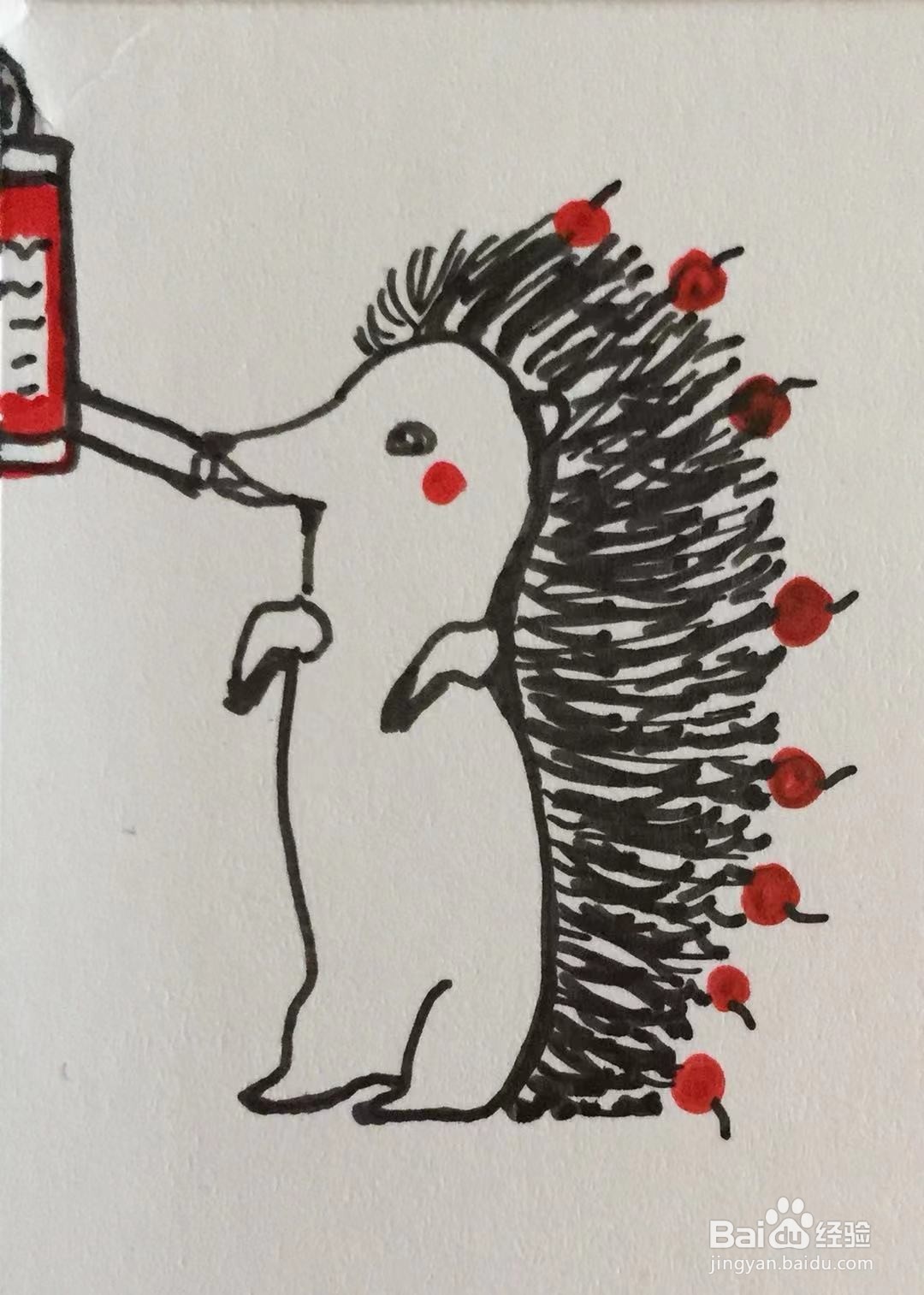 插画教程之迷你刺猬