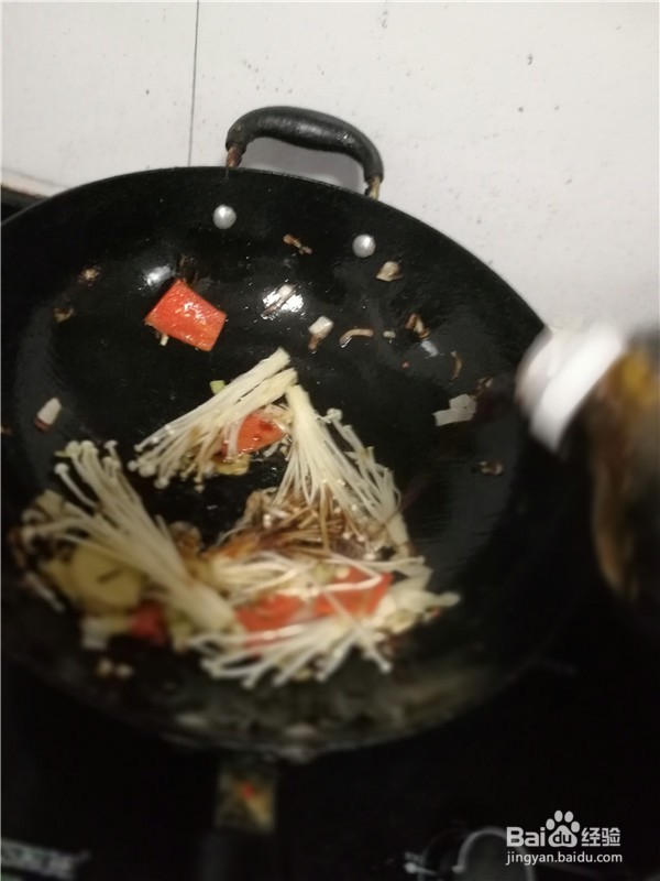 金针菇酱汁面