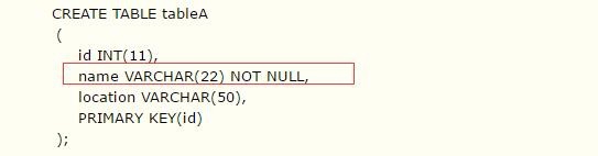 在mysql中如何创建带有约束的表