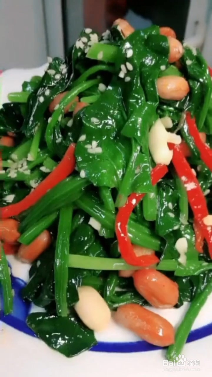 在家怎么做凉拌菠菜