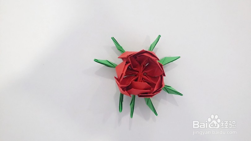 荷花系列：宝莲灯荷花的彩纸折法（1）