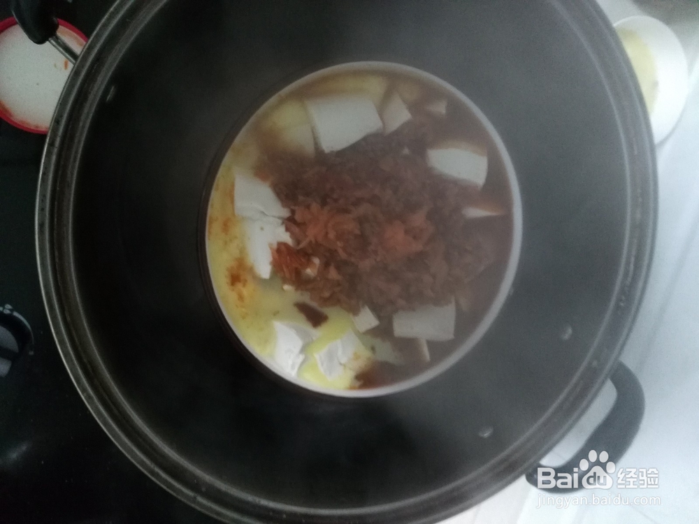 肉末鸡蛋蒸豆腐羹