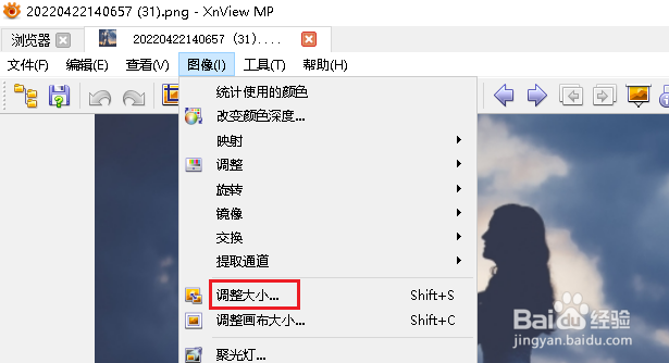 XnViewMP 如何调整图像大小