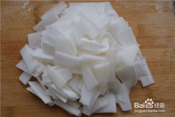 怎么做白萝卜炒肉片?