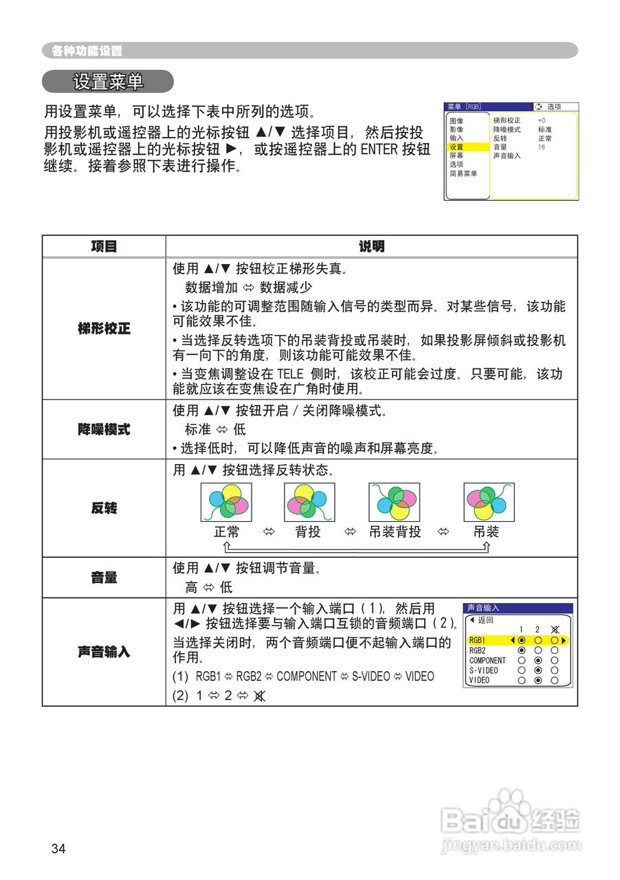 日立CP-X250投影机使用说明书:[4]
