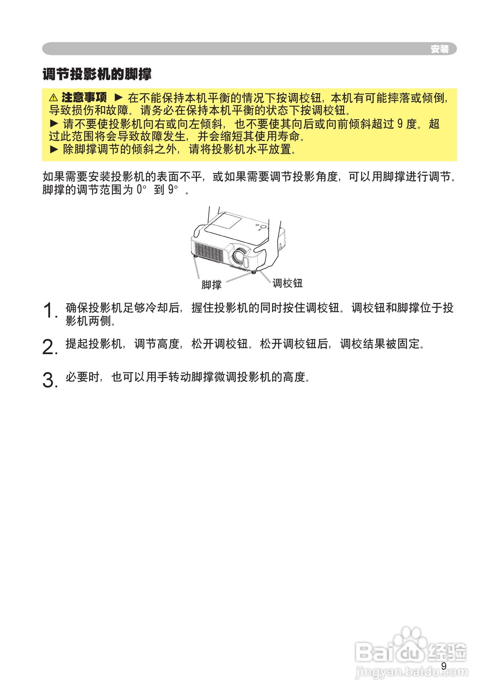 日立 ED-X8250投影机说明书:[1]