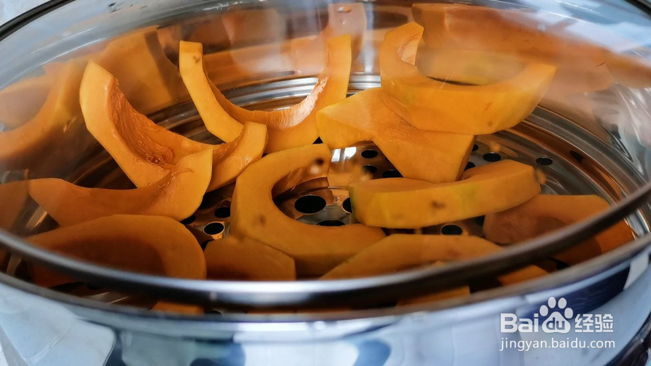 糯糯叽叽的南瓜饼的做法