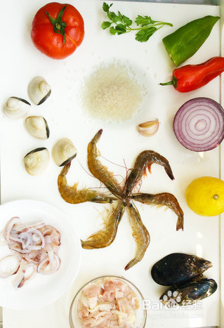 西班牙海鲜饭做法步骤