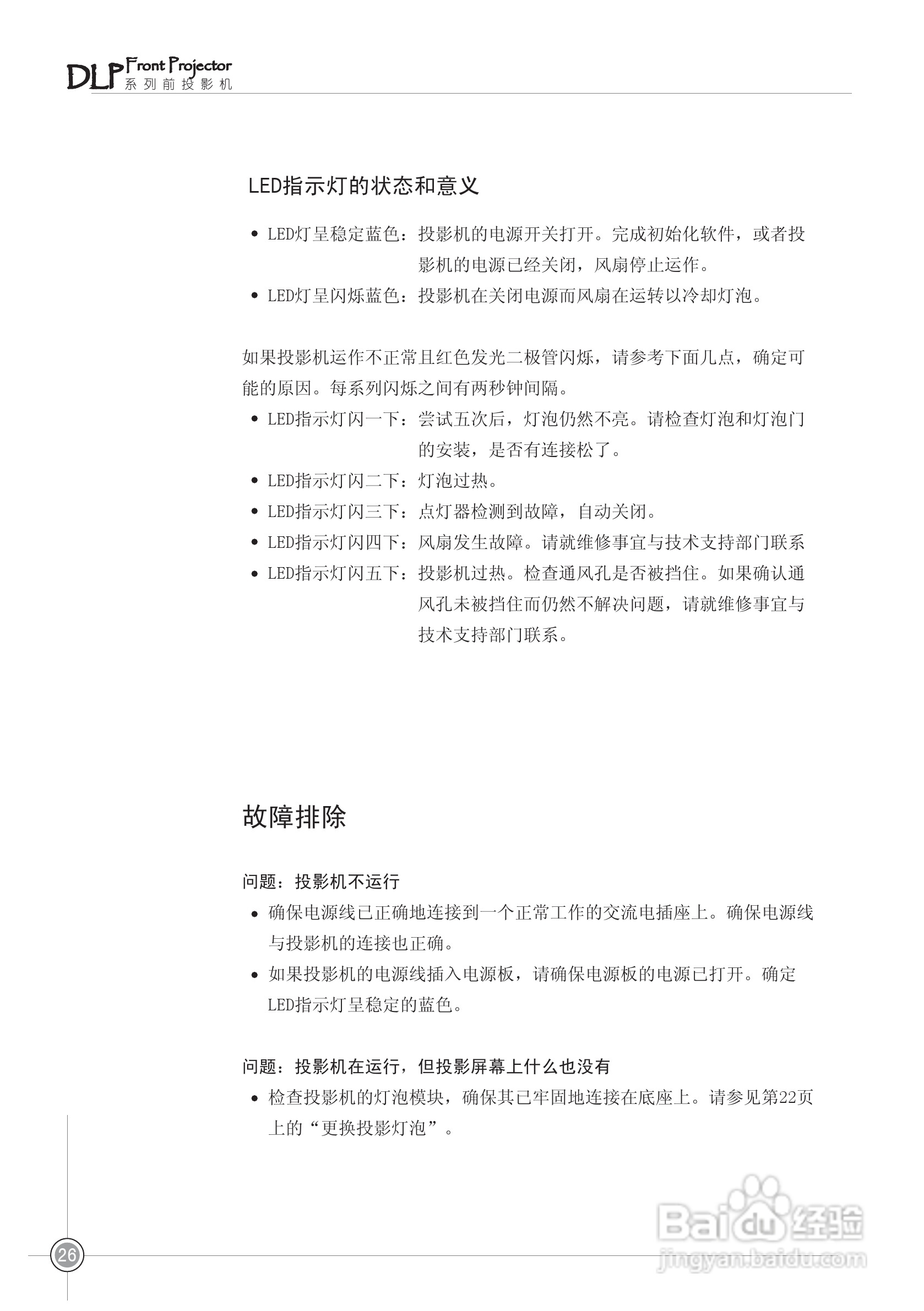 雅图ACTO DS50投影机使用说明书:[4]
