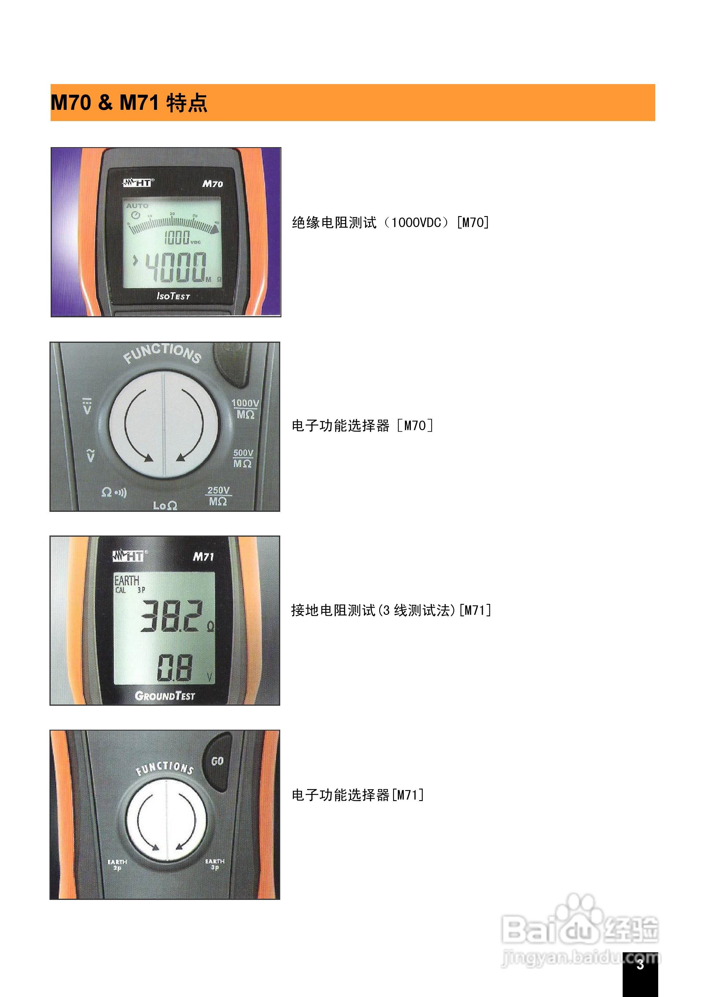 创意通HTM70系列通用多功能电力安装安全测试系列仪表:[1]