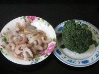 西蓝花拌虾仁