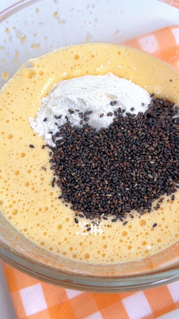 自制无油鸡蛋芝麻小饼干