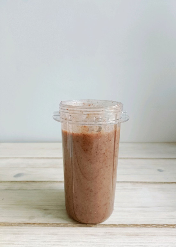 阿胶麻薯牛奶红豆沙