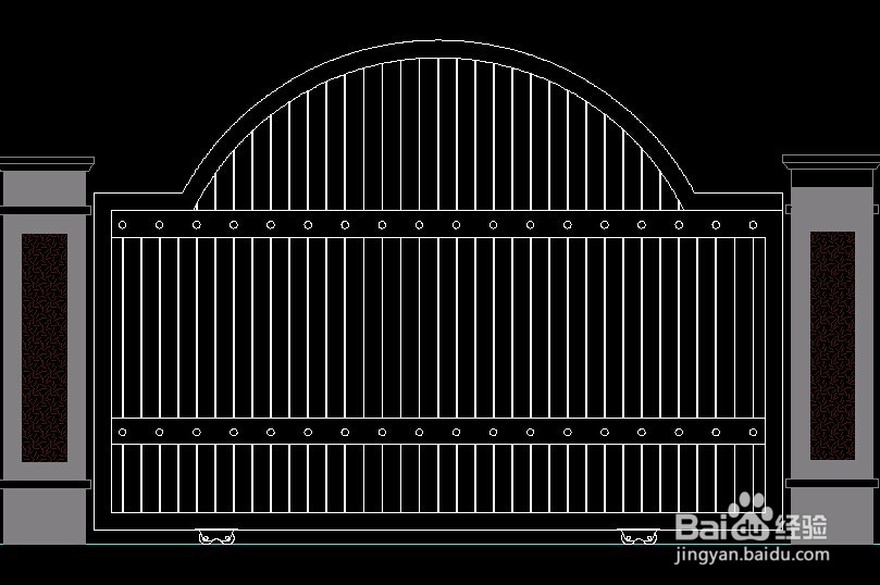 别墅铁艺大门加工经验