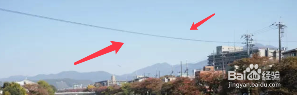 photoshop如何去掉照片中多余的电线