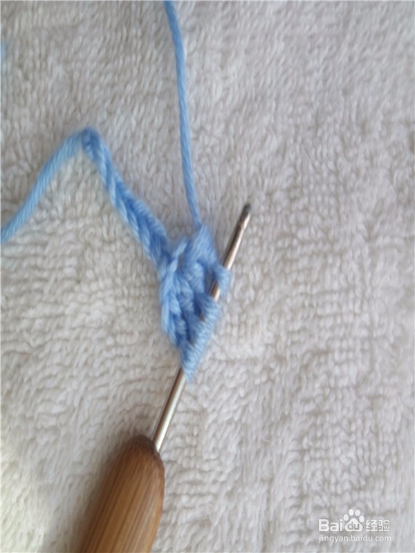 钩针枣型针的钩法