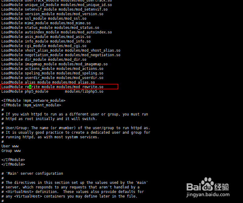 ApacheRewrite 开启方法