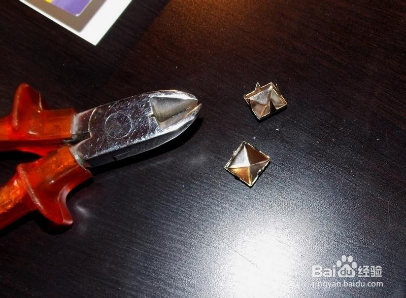 自己DIY朋克风格发夹