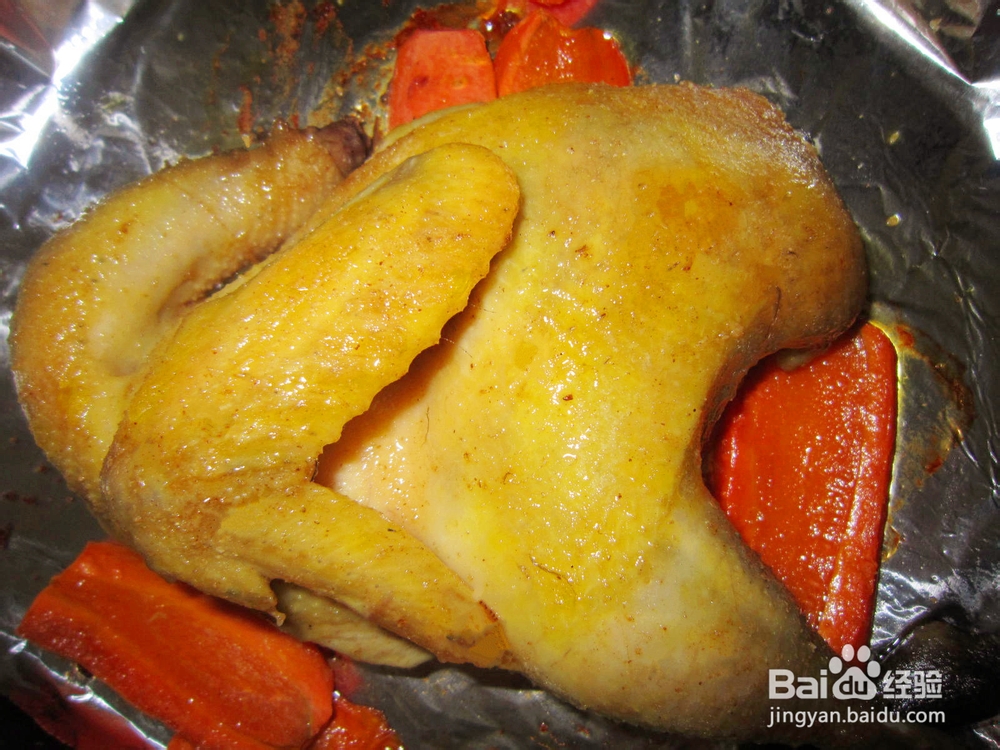 烤箱版客家盐焗鸡