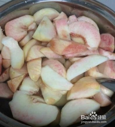 水蜜桃罐头的做法