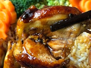 照烧鸡腿饭的做法