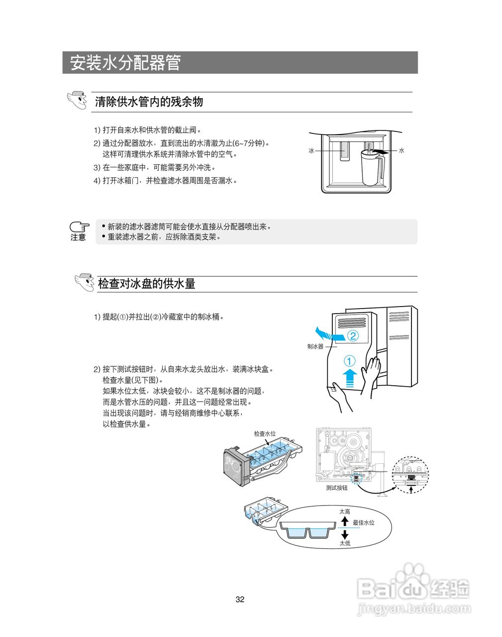 三星RS24KLDW电冰箱使用说明书:[4]