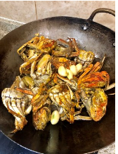 美味的香辣蟹