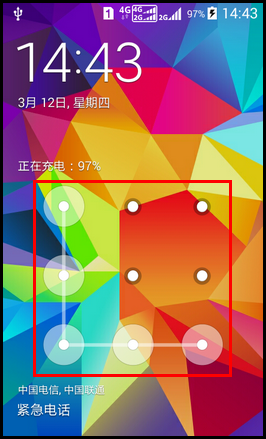 Samsung GALAXY CORE Prime如何设置屏幕图案锁?(G3609)