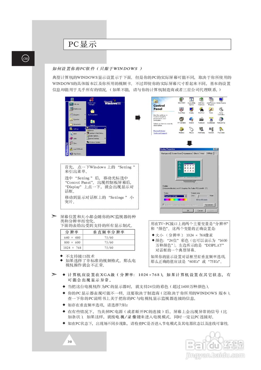 三星SP54T6HX背投影彩色电视机使用说明书:[3]