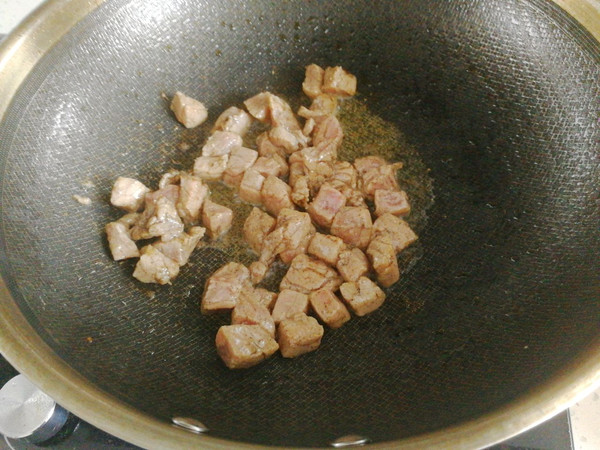 黑椒杏鲍菇牛肉粒
