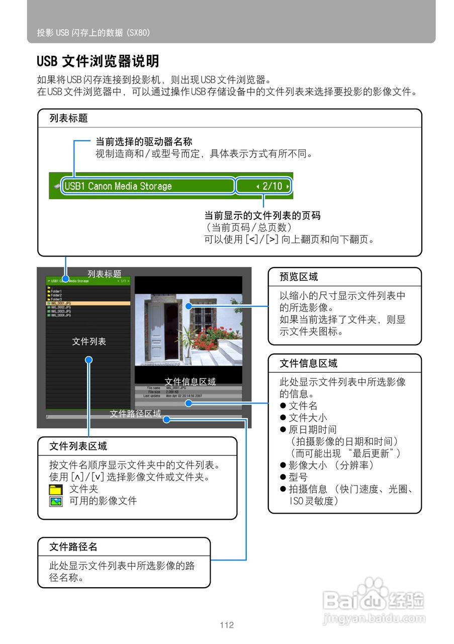 佳能SX80投影仪使用说明书:[12]